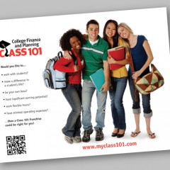 Class 101 franchise brochure design