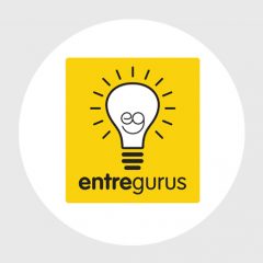 EntreGurus podcast logo design